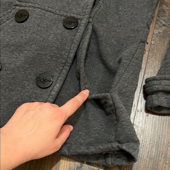 Infamous Kids Double-Breasted Gray Jacket - Picture 4 of 8